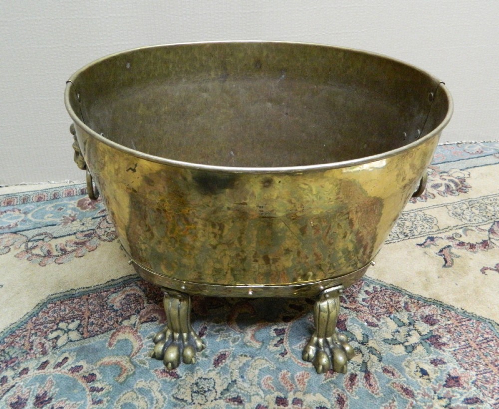 brass log bin View II
