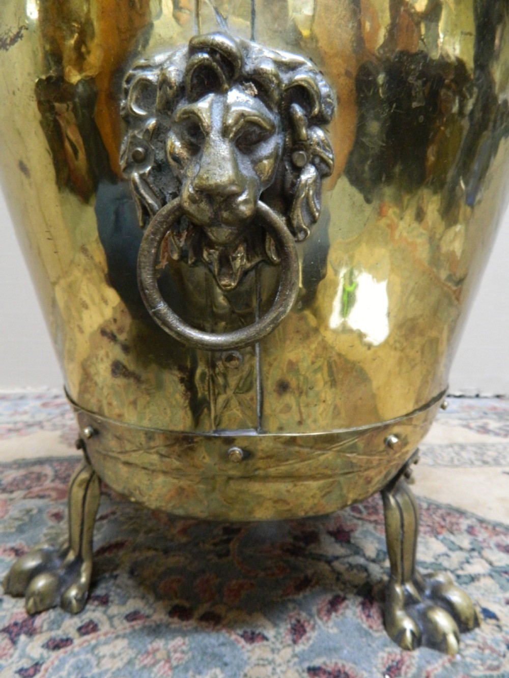 brass log bin View III