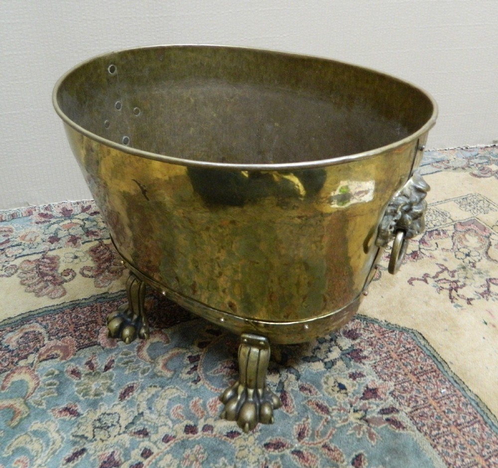 brass log bin View IV