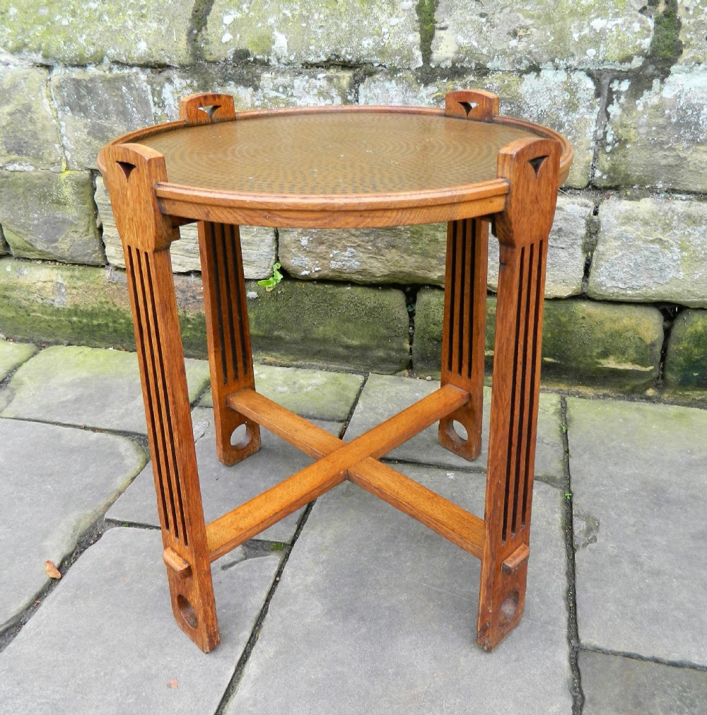 Arts & Crafts oak table