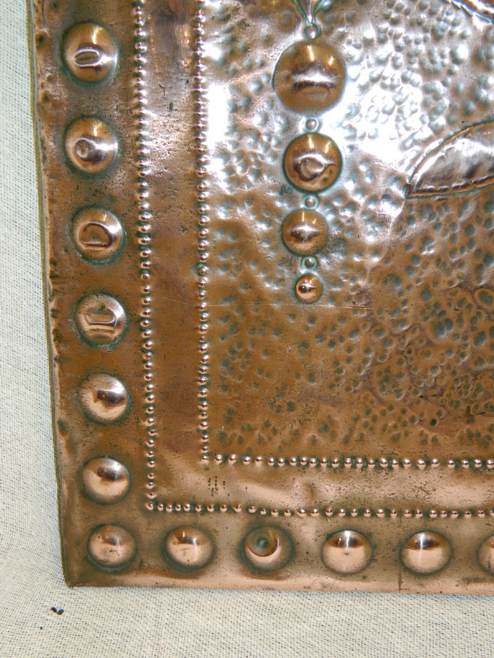 Arts & Crafts copper wall panel View III