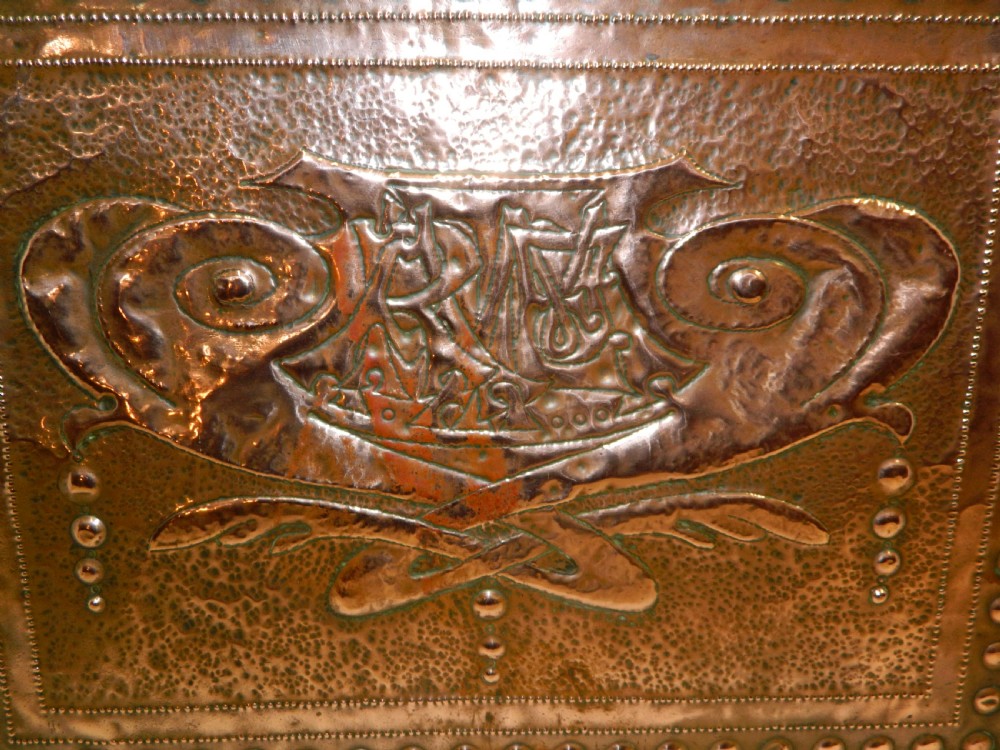 Arts & Crafts copper wall panel View IV