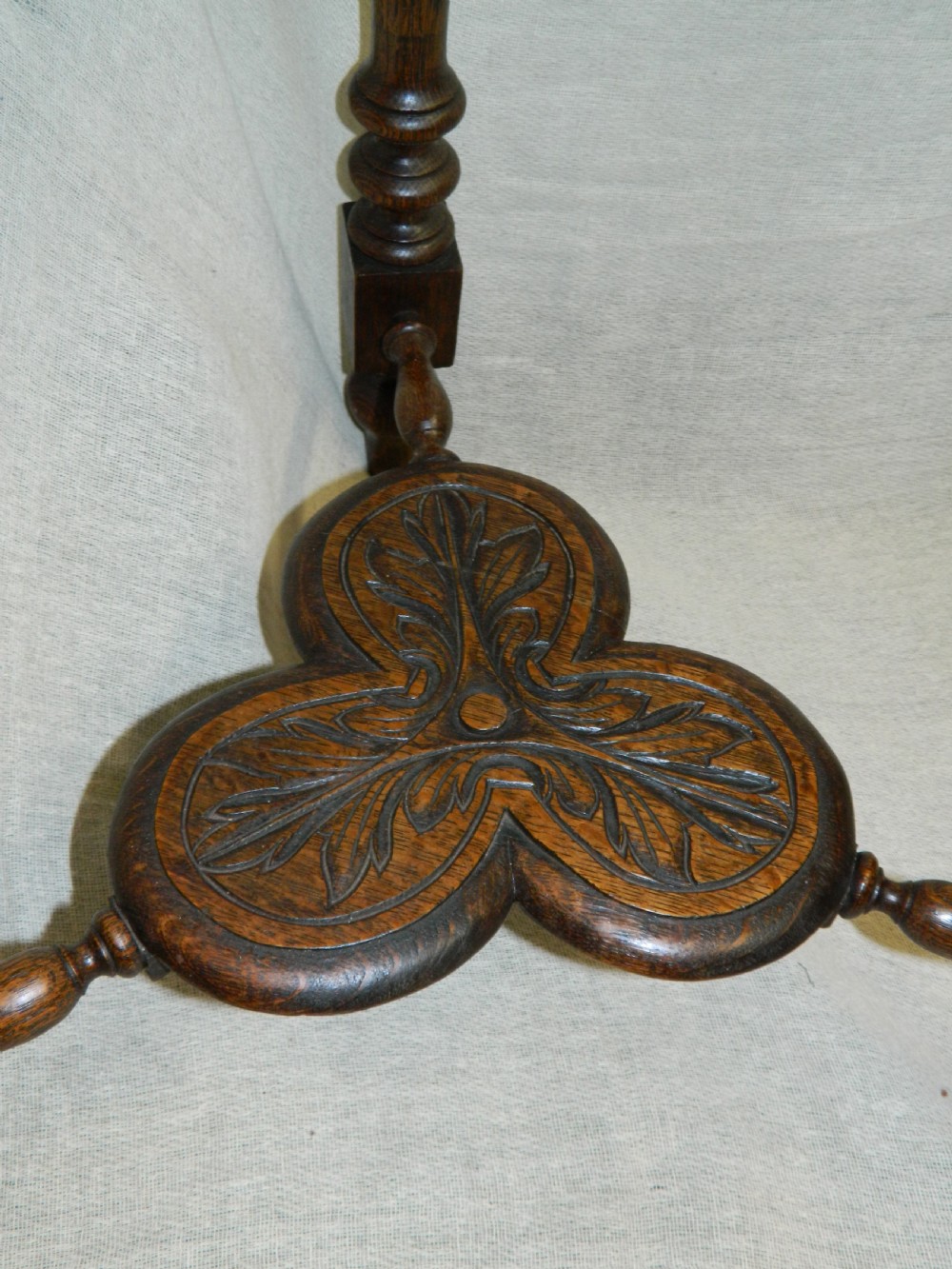 Arts & Crafts oak table View II