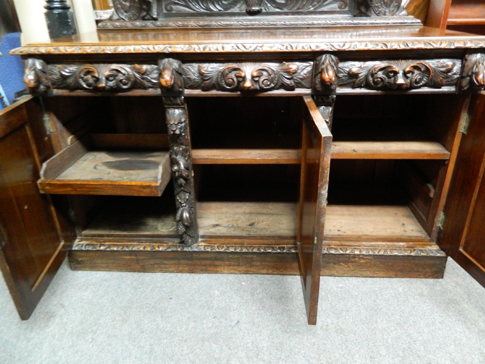 carved oak sideboard View VIII