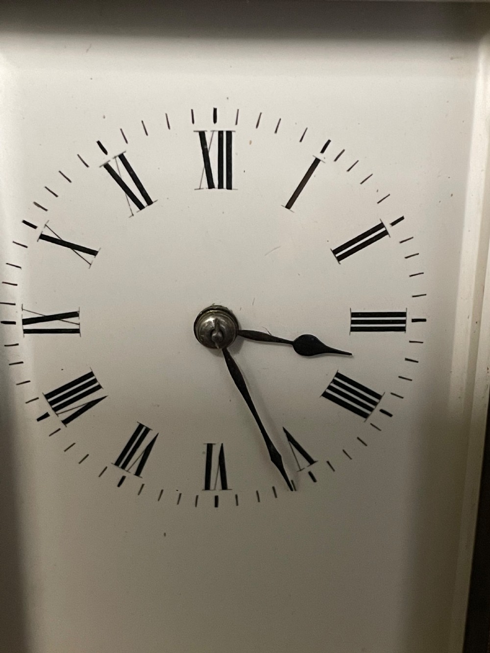 French 8 day carriage clock stamped EGL Paris View IV