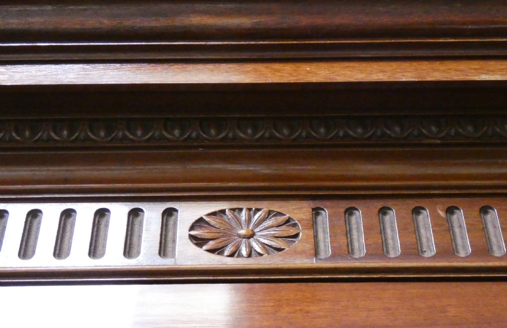 mahogany breakfront bookcase - J&T Scott, Edinburgh View VII