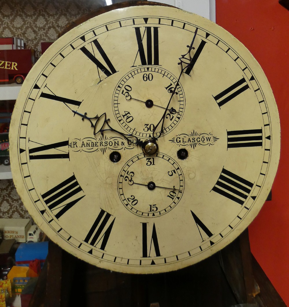 Scottish drumhead domestic regulator clock View VII