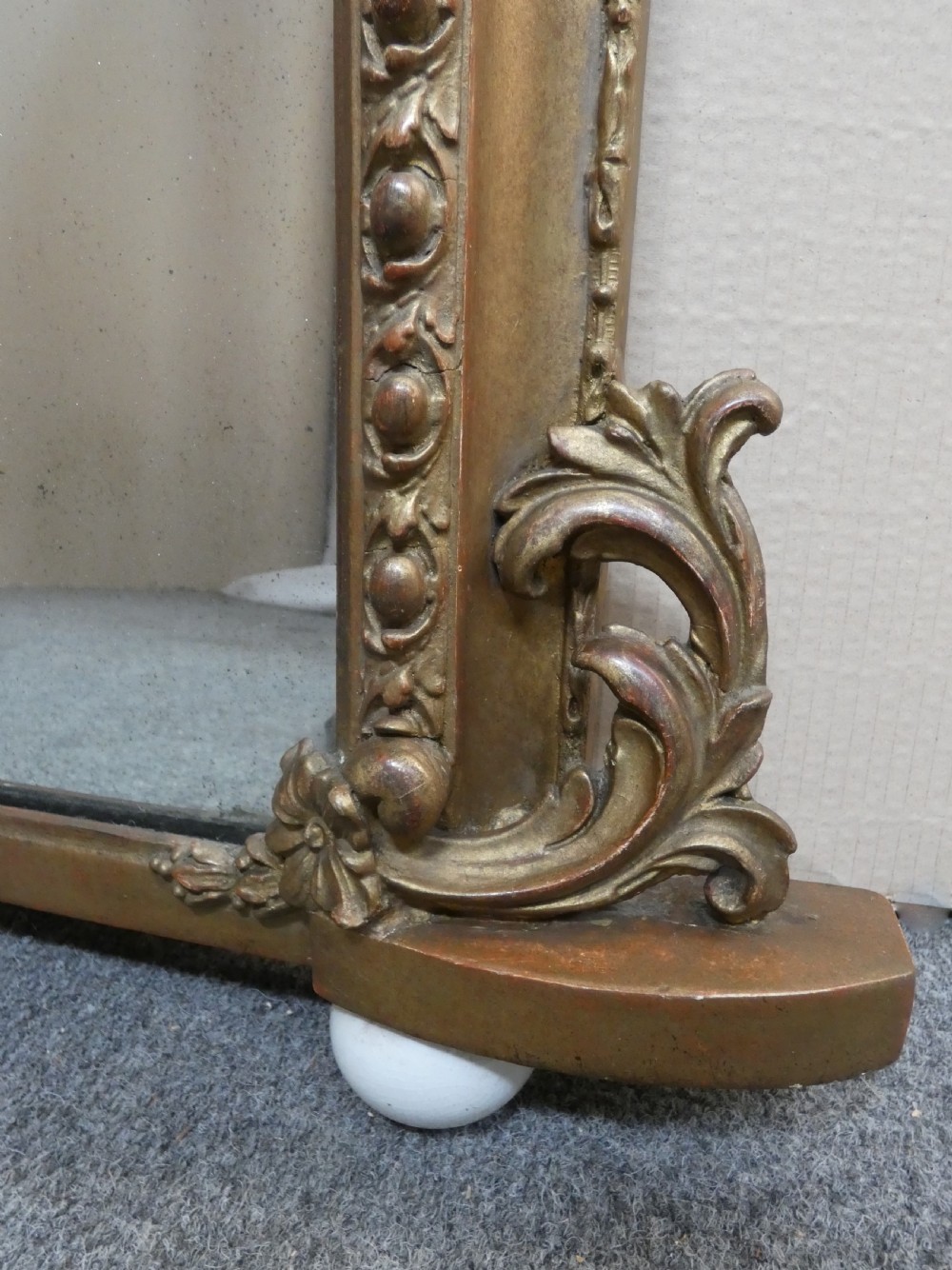 large gilt overmantel mirror View IV