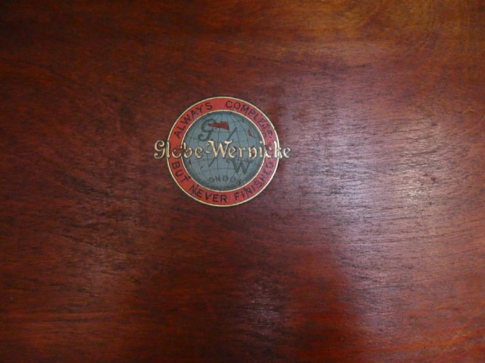 pair of mahogany Globe Wernicke bookcases View III