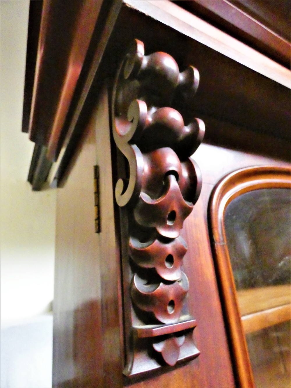 tall mahogany bookcase View V