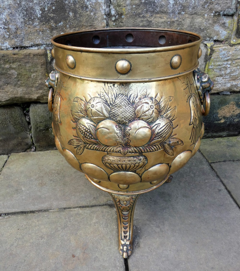 large brass jardinière / planter View II