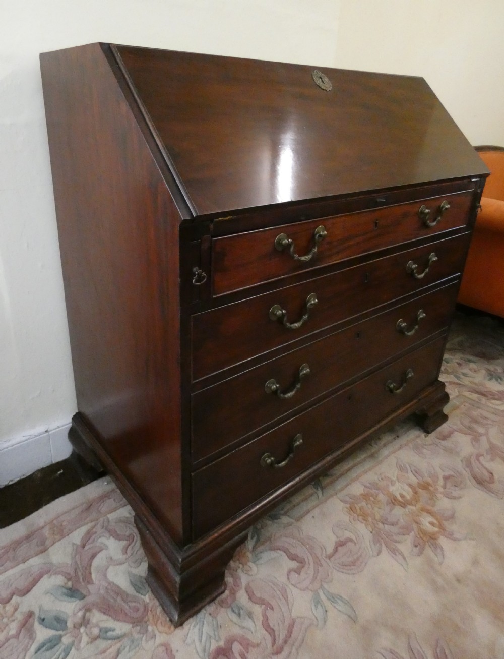 Georgian mahogany bureau