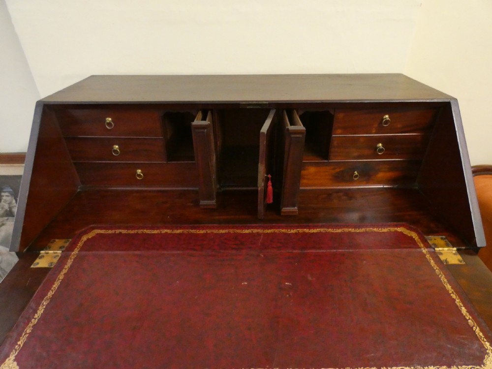 Georgian mahogany bureau View V