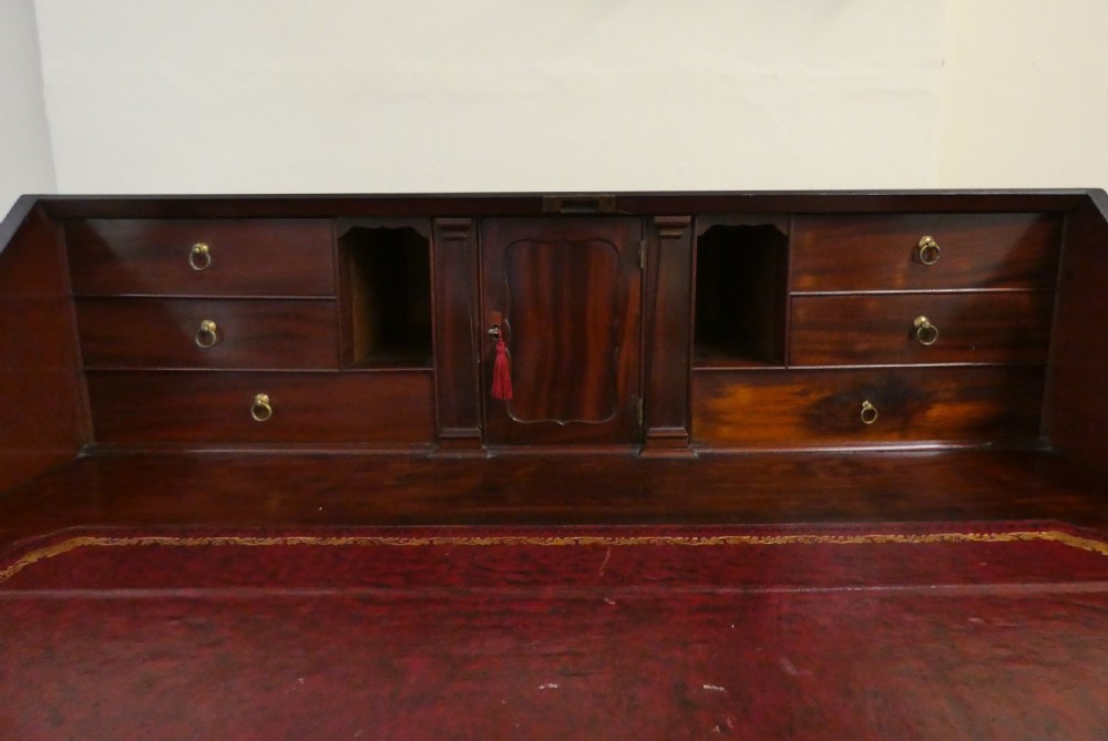 Georgian mahogany bureau View VI