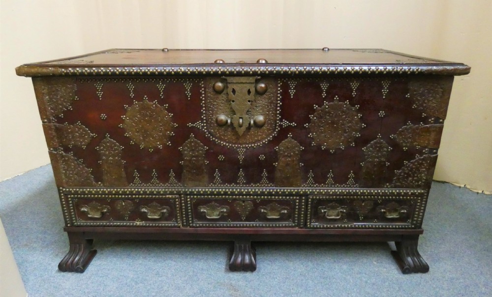 Very large Shirazi  Dowry chest