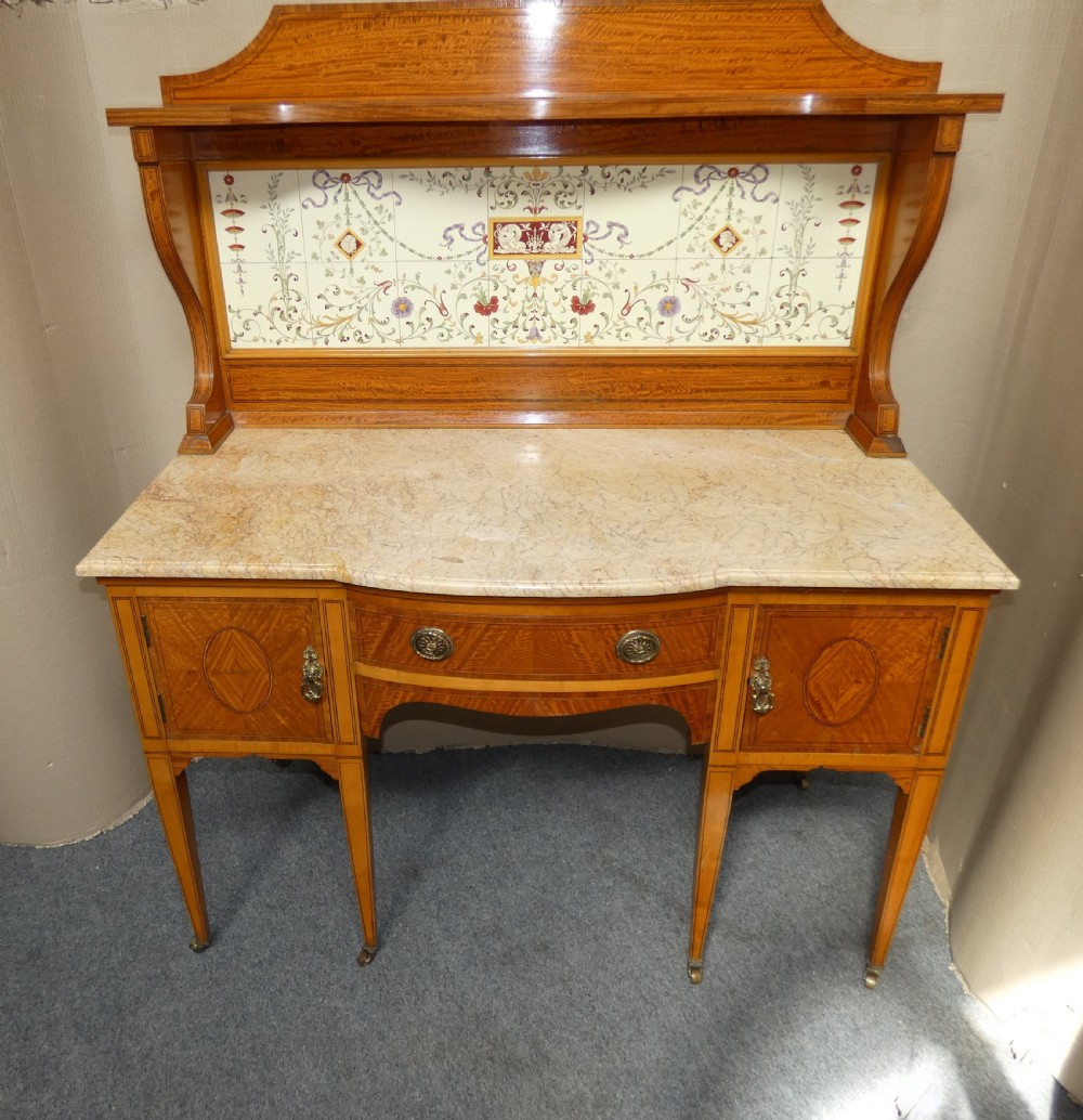 Maple & Co satinwood bedroom suite View III