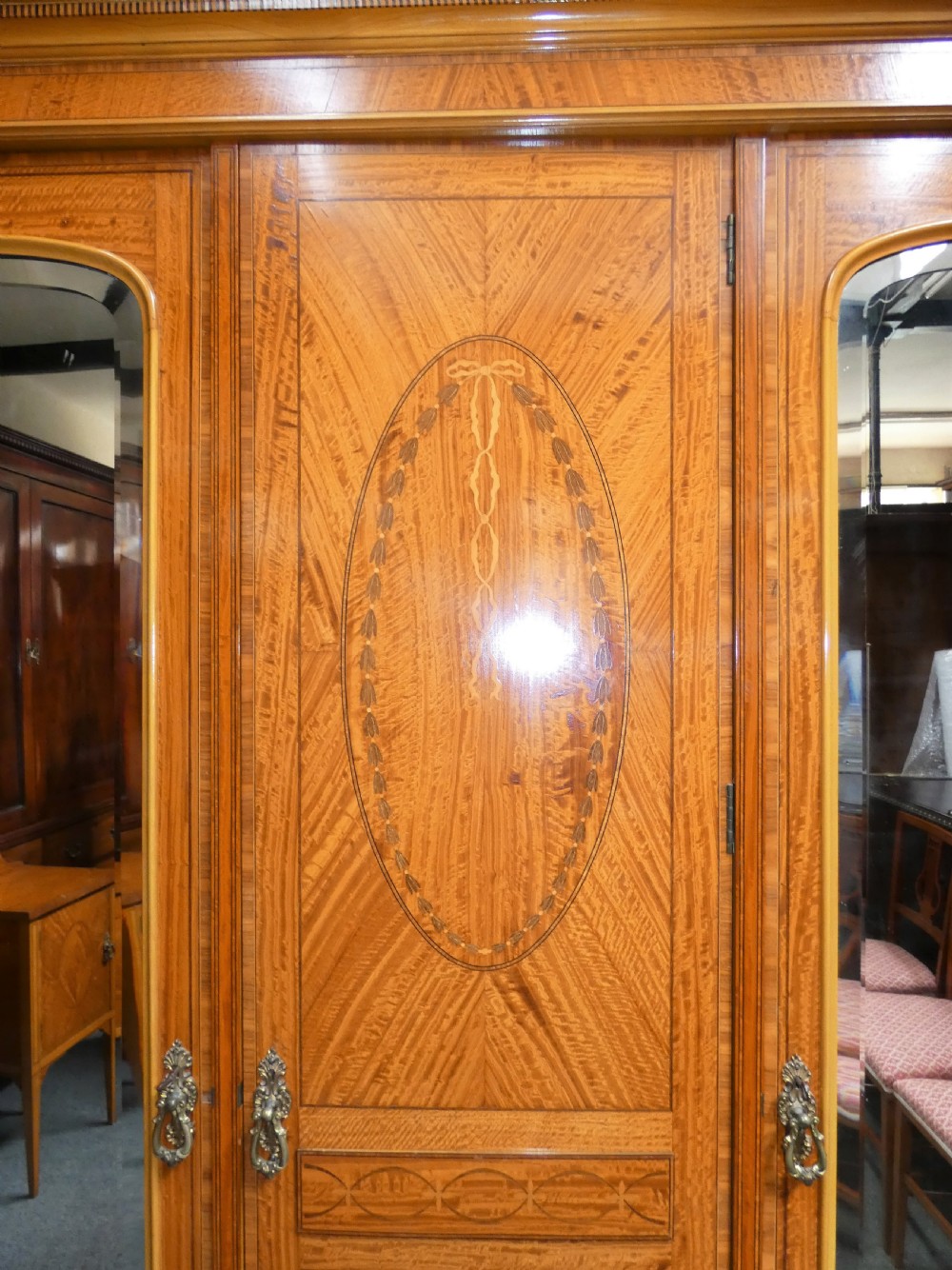 Maple & Co satinwood bedroom suite View VI