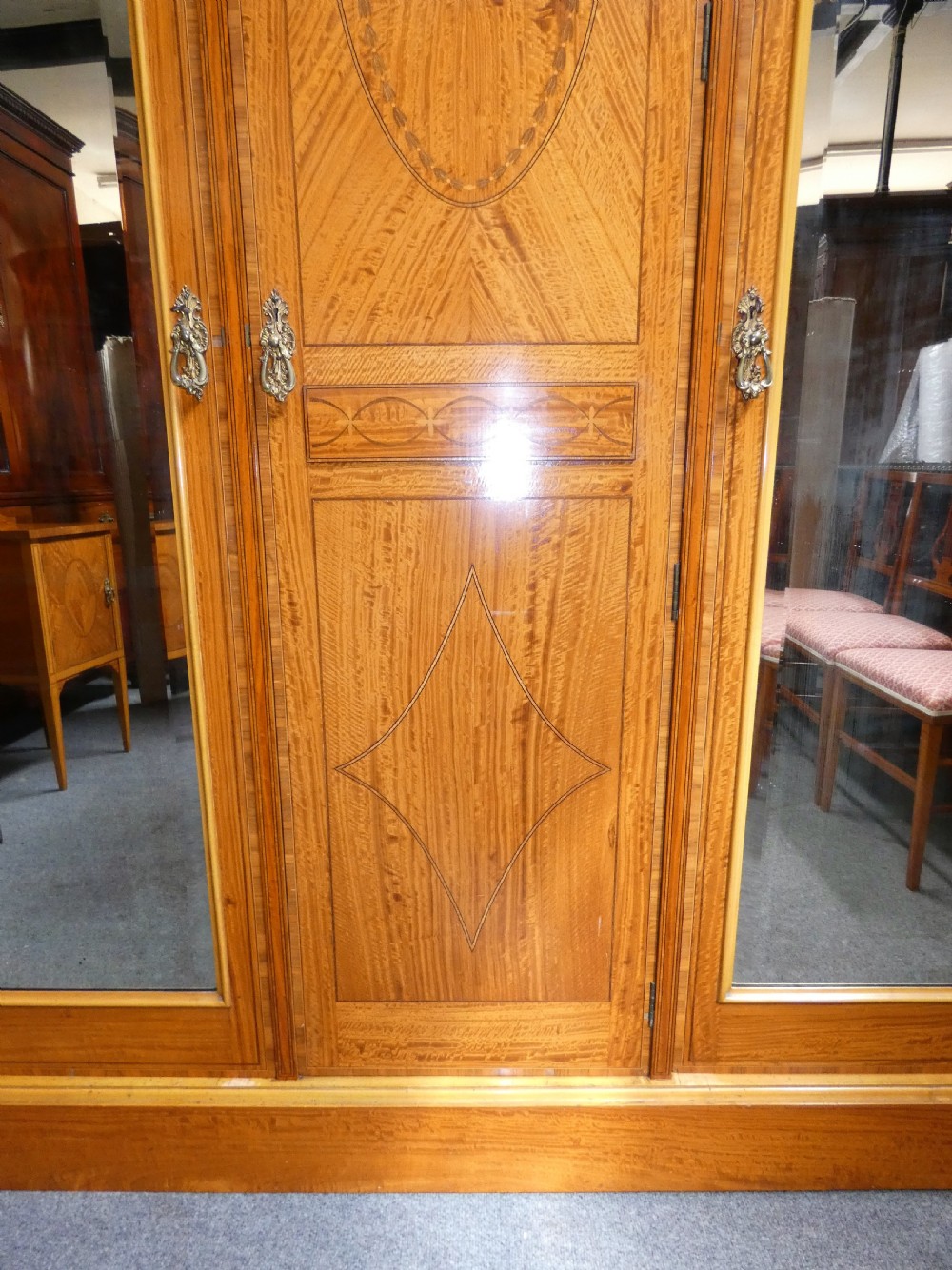 Maple & Co satinwood bedroom suite View VII