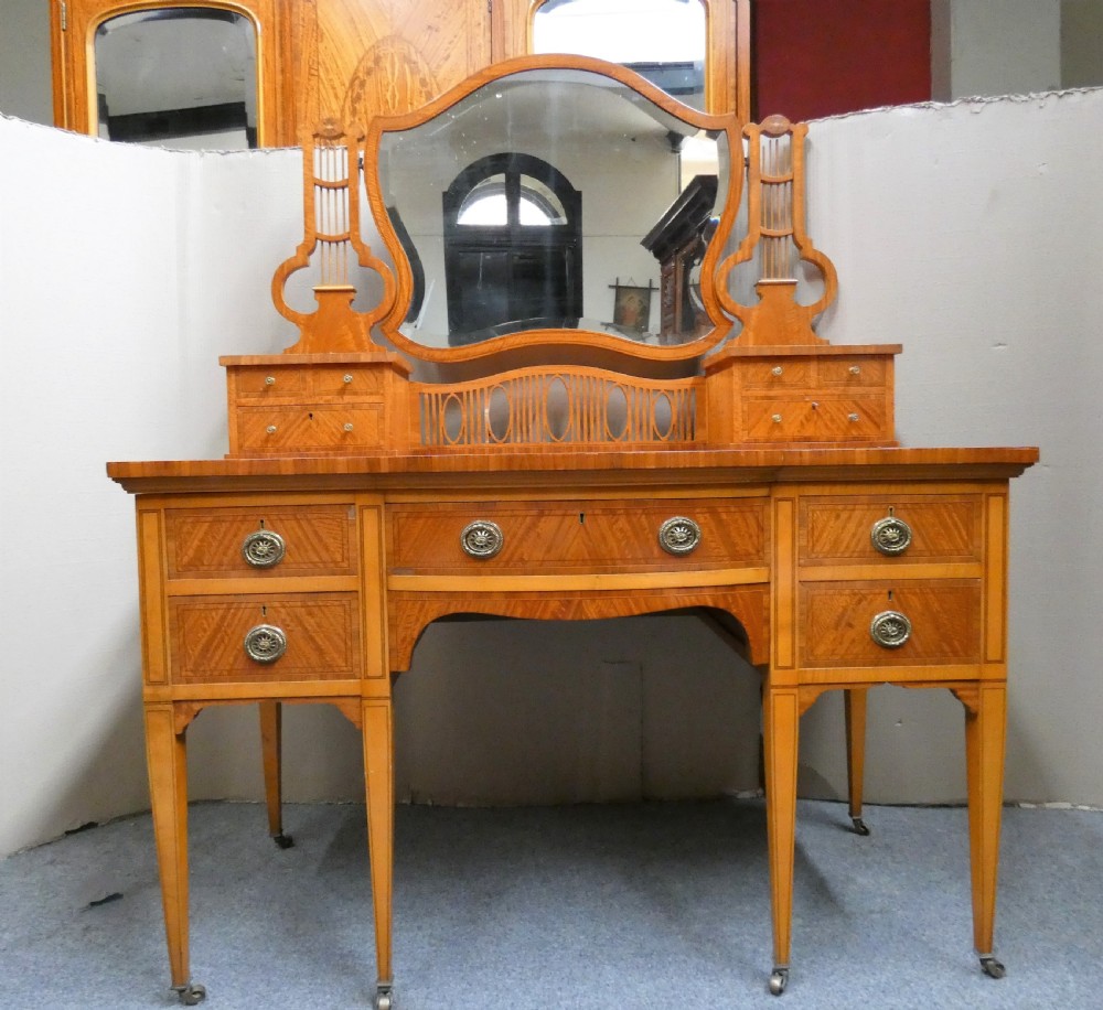 Maple & Co satinwood bedroom suite View XII