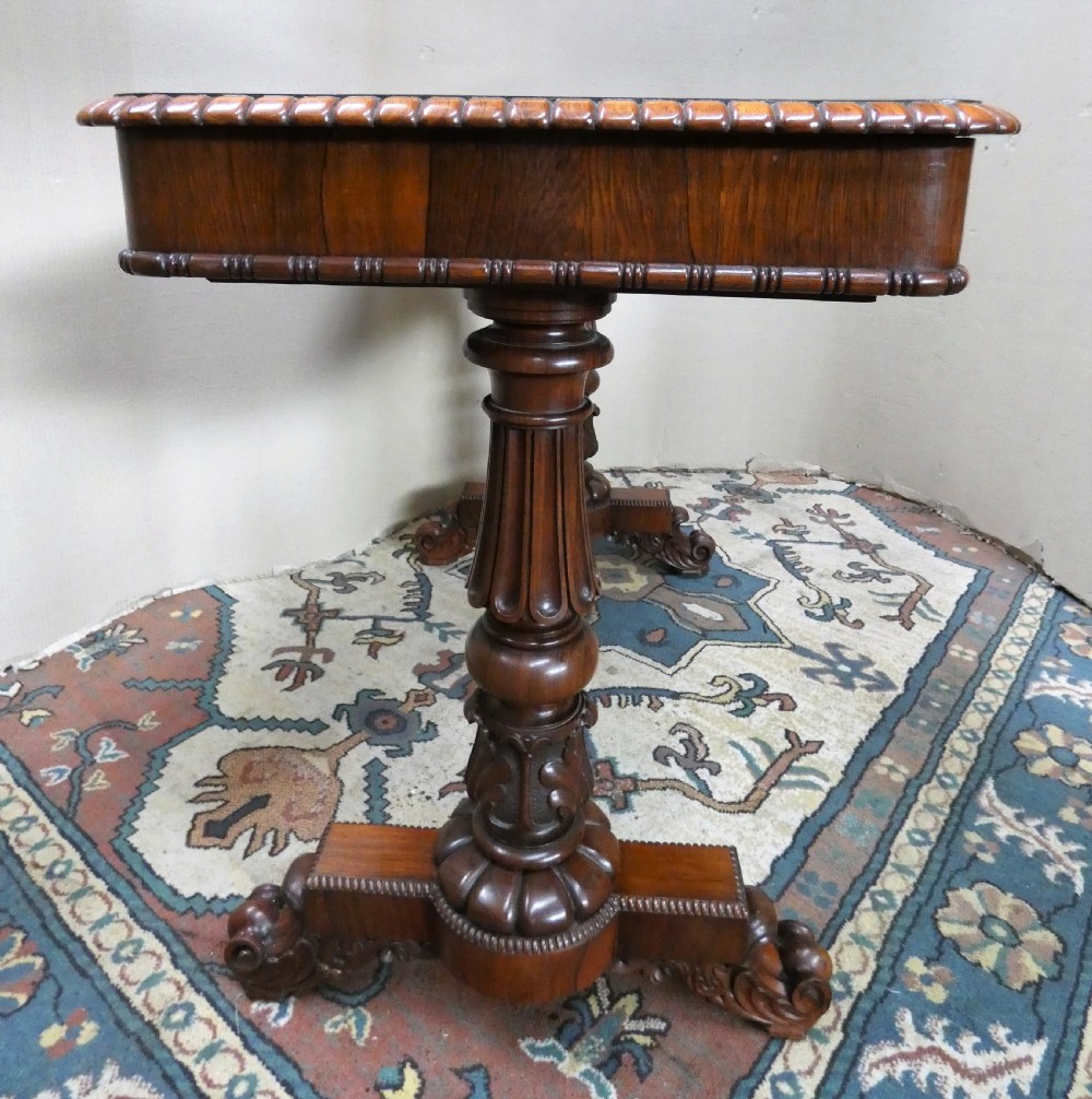 Rosewood library table View II