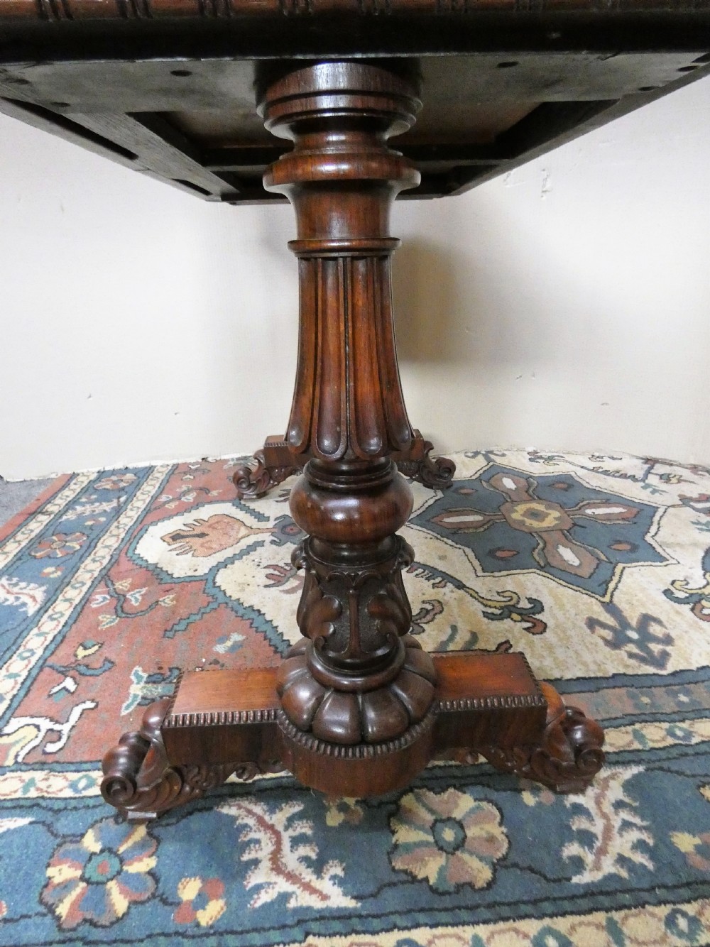 Rosewood library table View VI