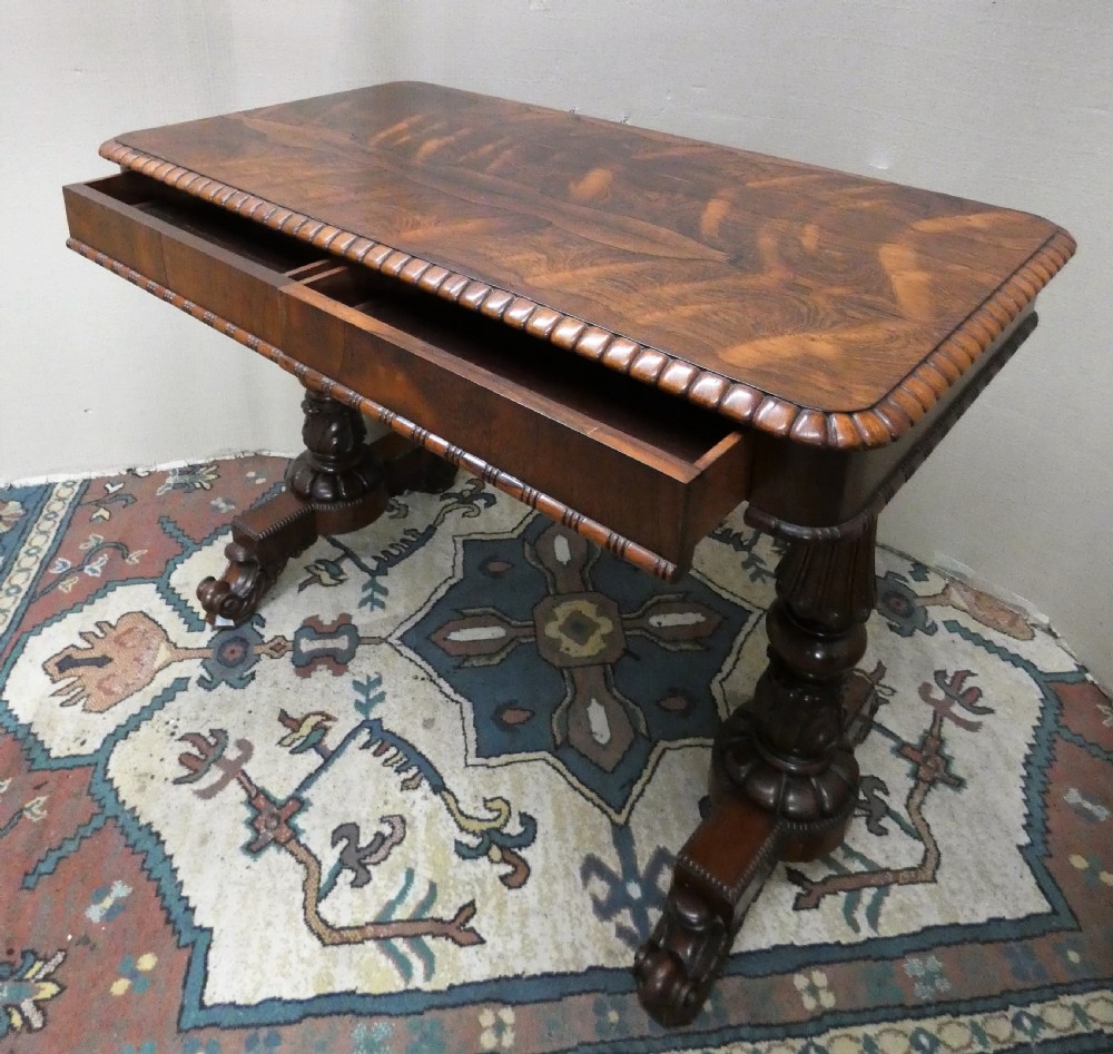 Rosewood library table View VII