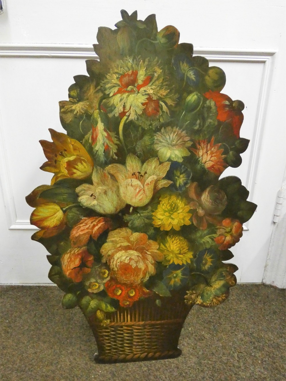 painted fire screen View II