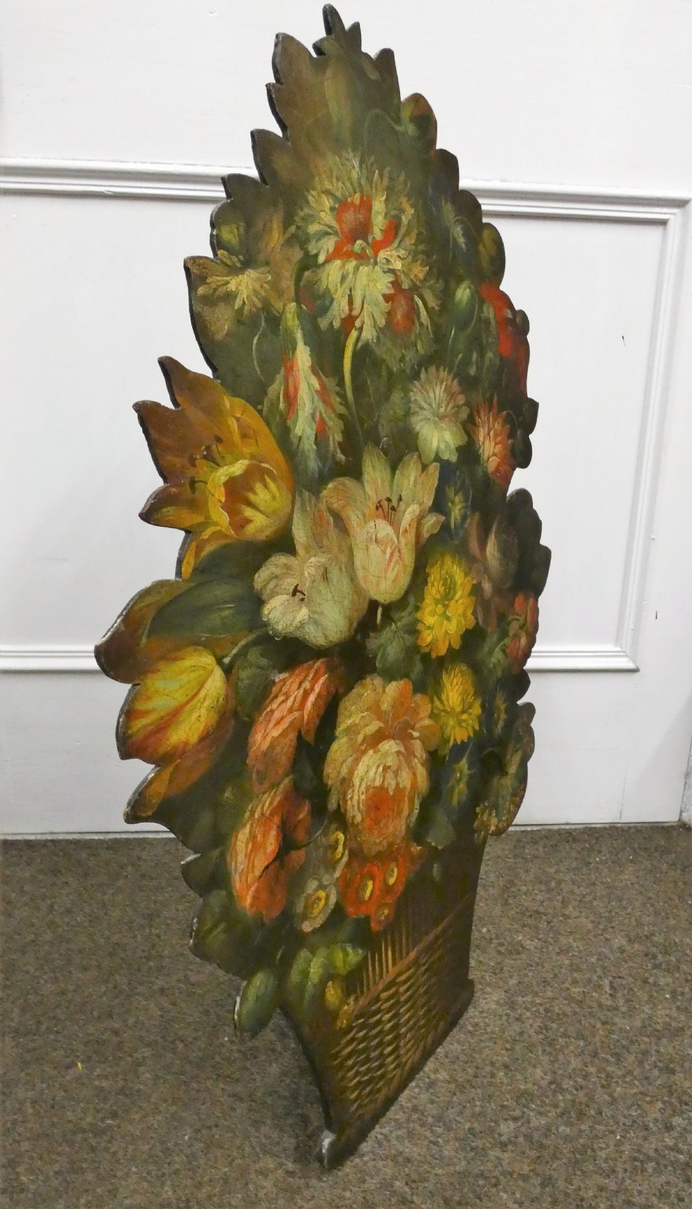 painted fire screen View VI