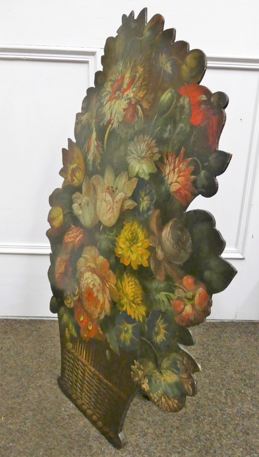 painted fire screen View VII