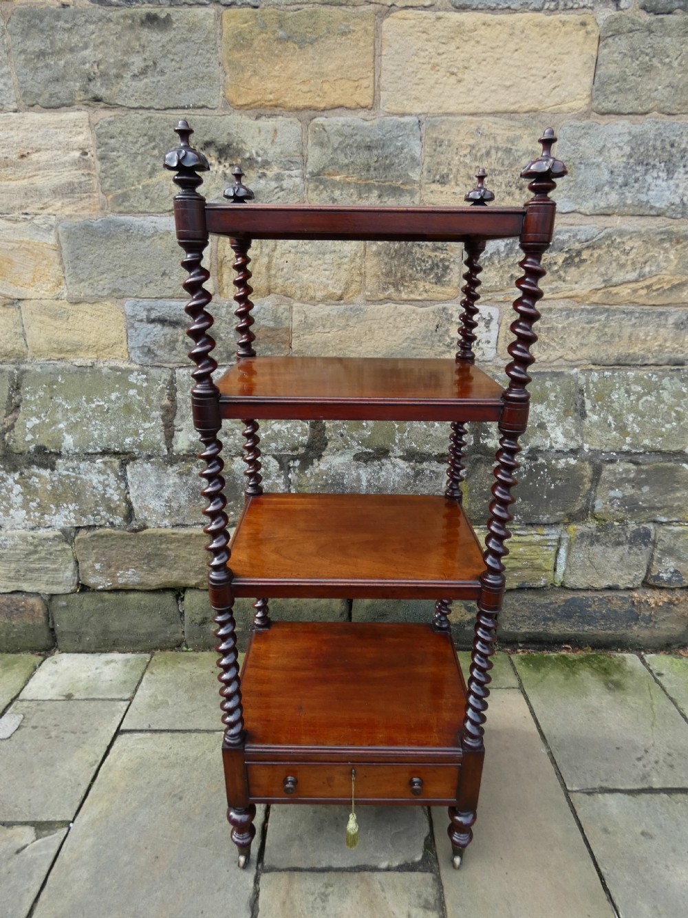 William IV mahogany whatnot View II