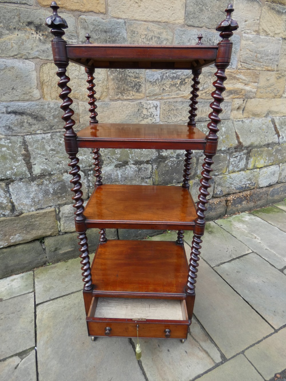 William IV mahogany whatnot View VI