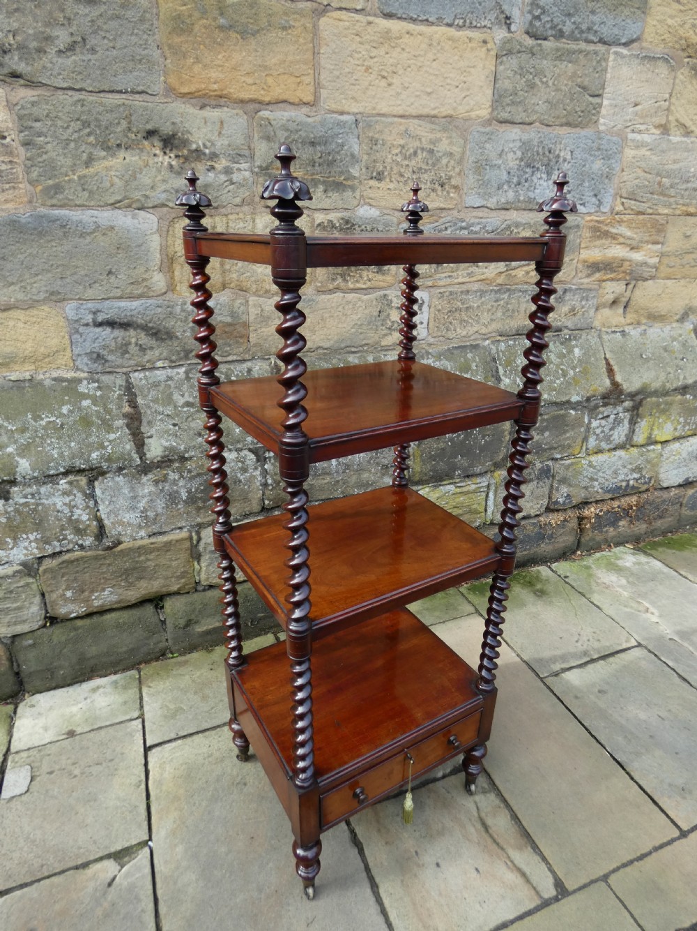 William IV mahogany whatnot View VIII