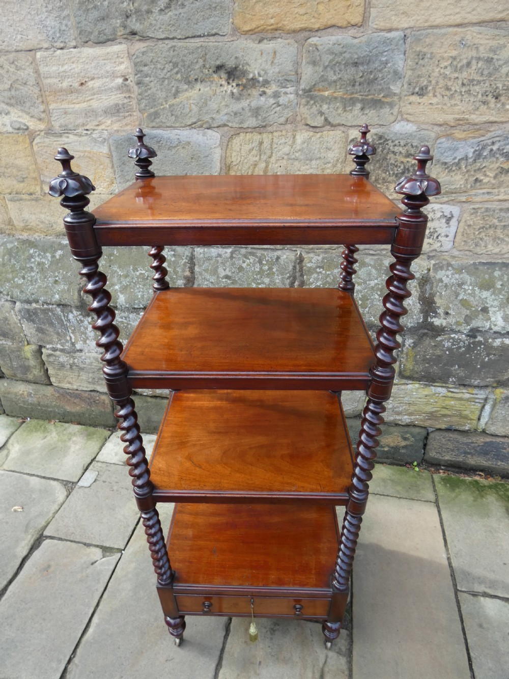 William IV mahogany whatnot View IX