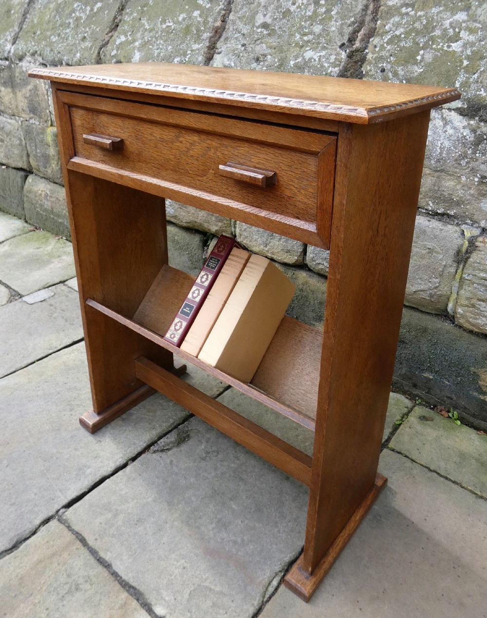 Arts & Crafts oak Cotswold School side table
