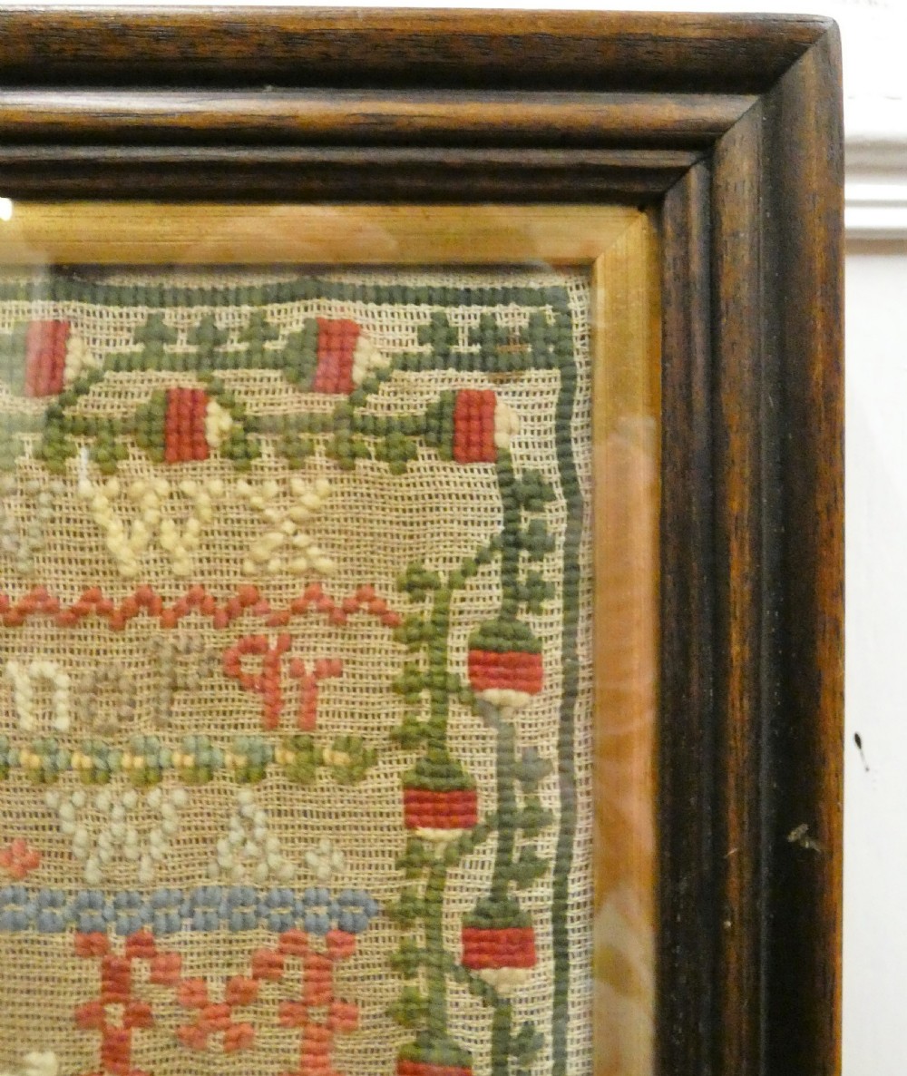 Large Victorian sampler - unusual subjects View IV