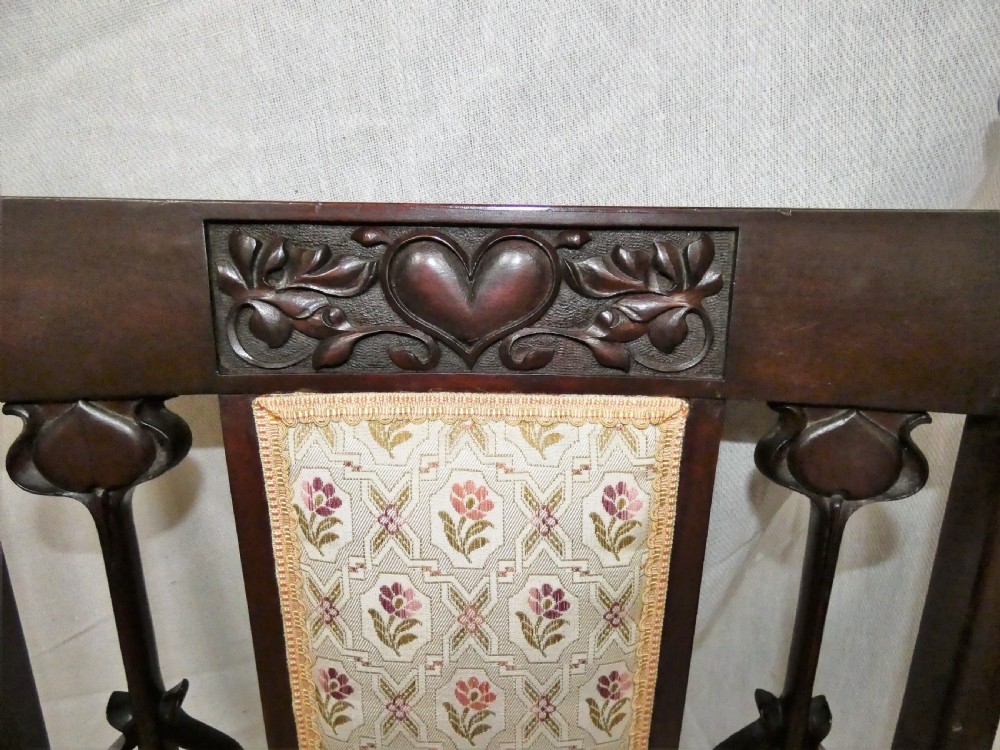 pair of Art Nouveau chairs View V