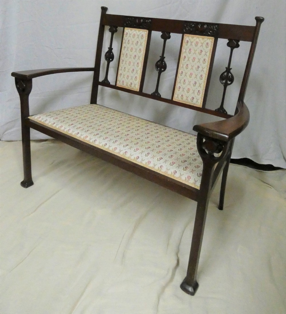 Art Nouveau sofa / settee View IV