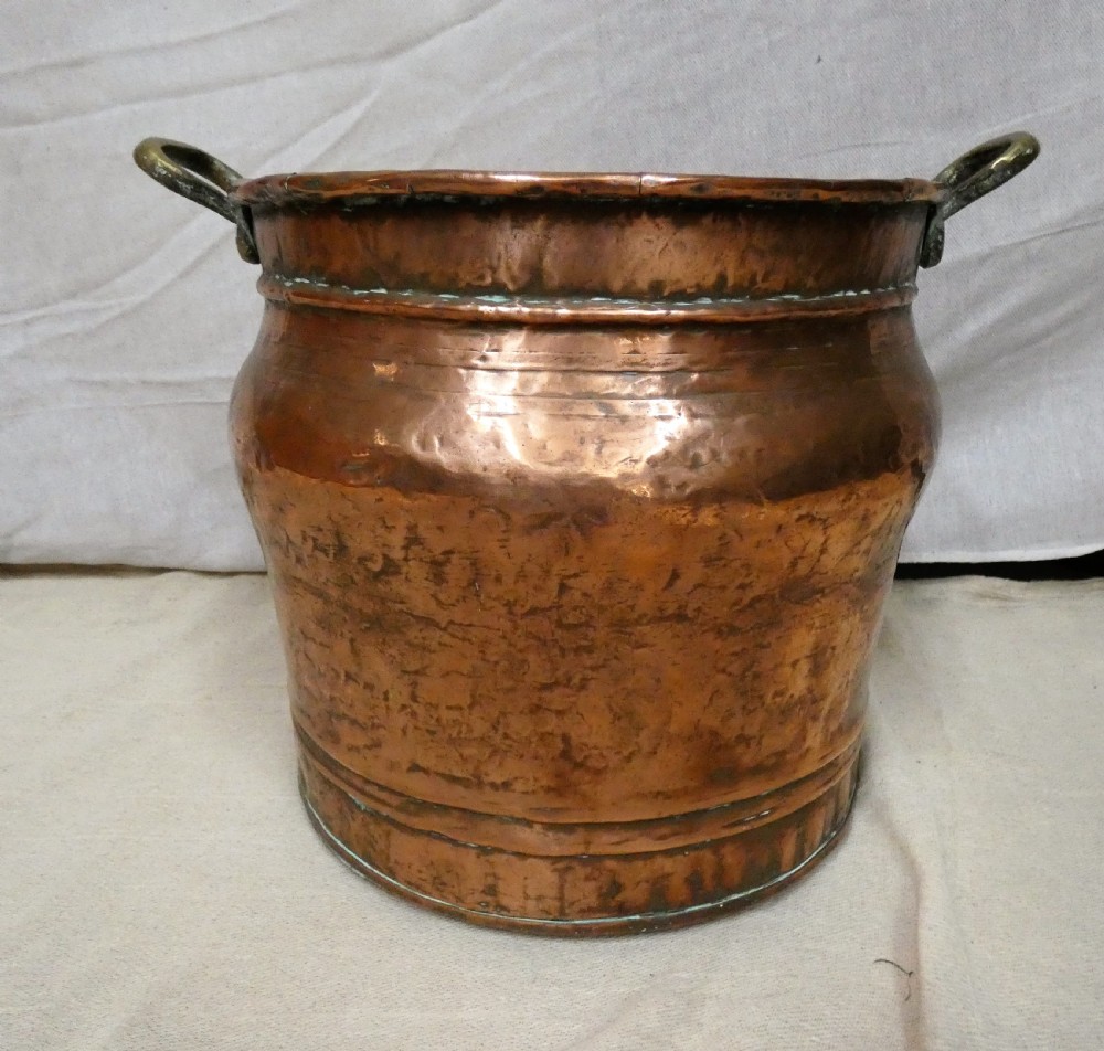 Copper log bin View II