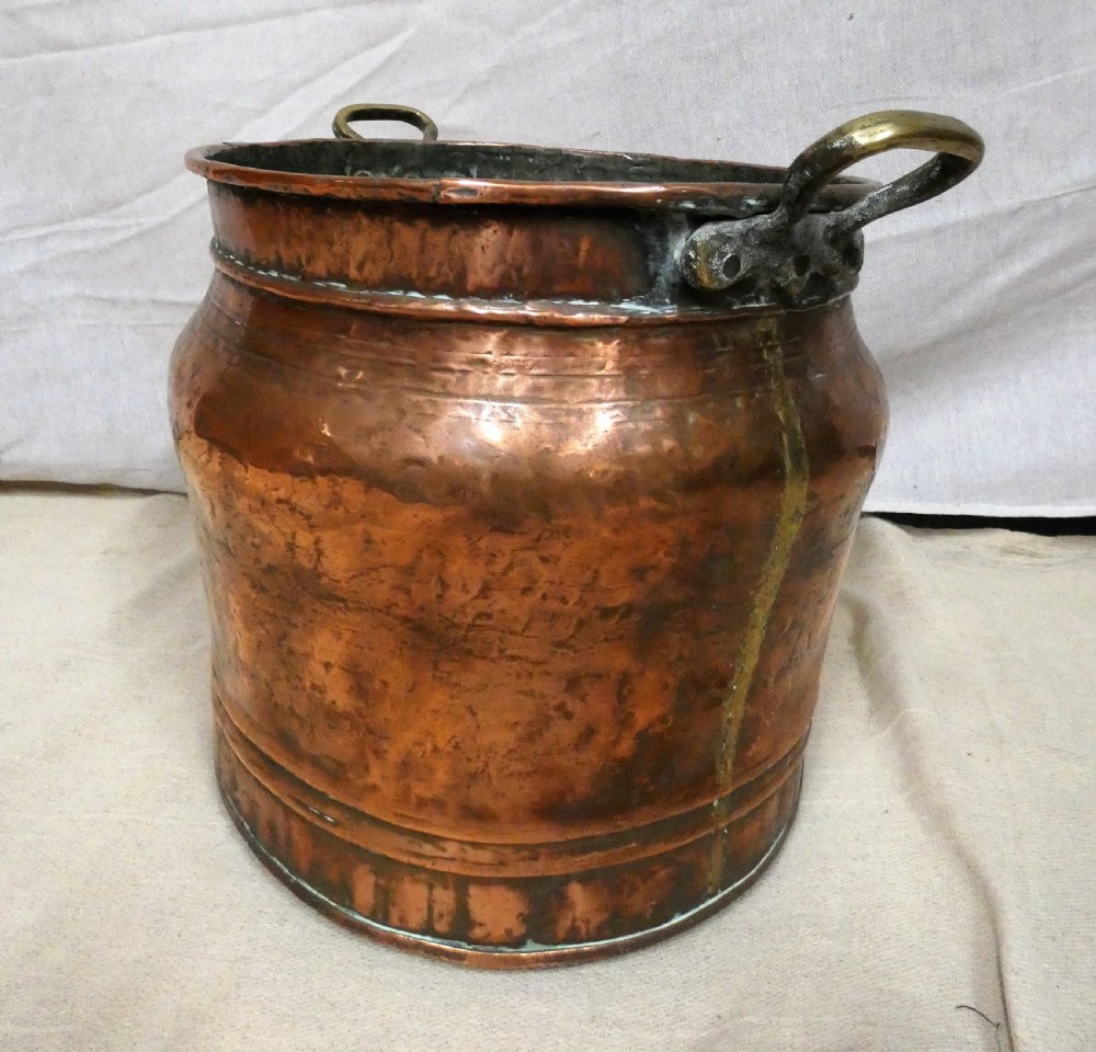 Copper log bin View III