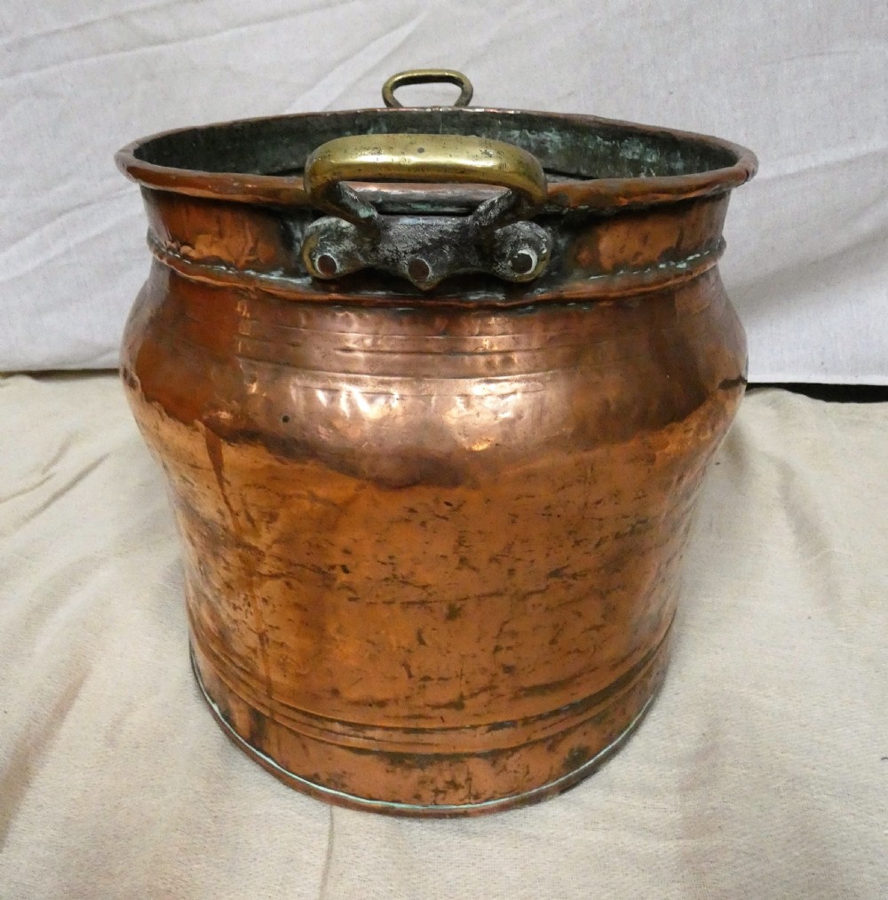 Copper log bin View IV
