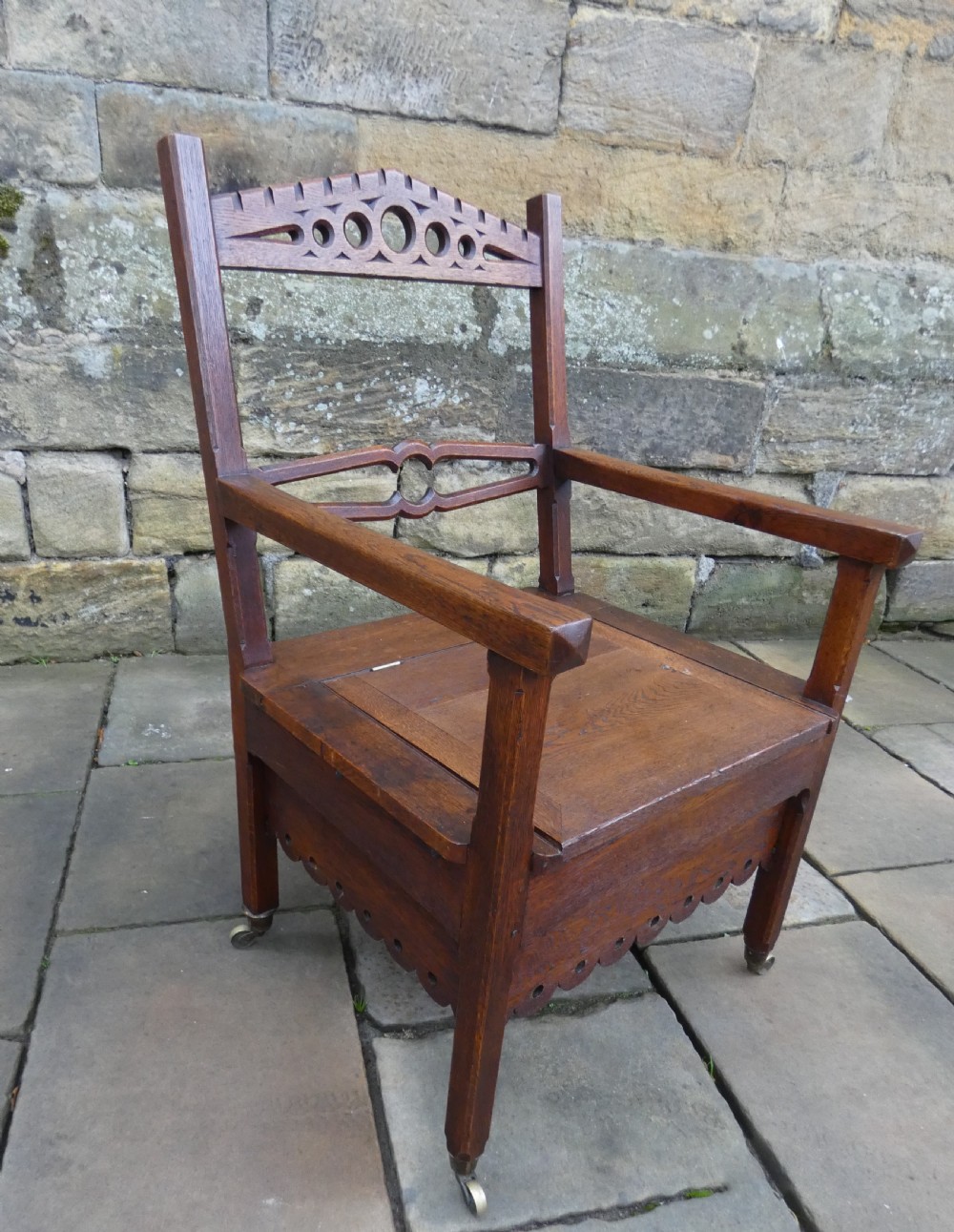 Arts & Crafts oak chair View II
