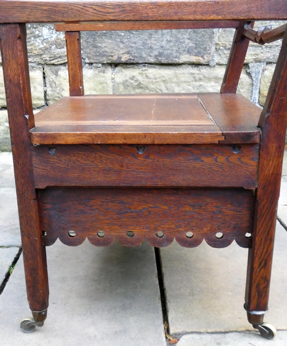Arts & Crafts oak chair View VII