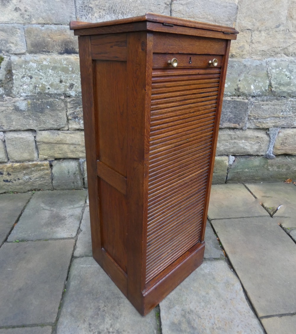 Oak filing cabinet View II