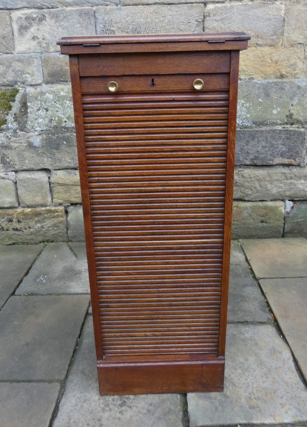 Oak filing cabinet View III