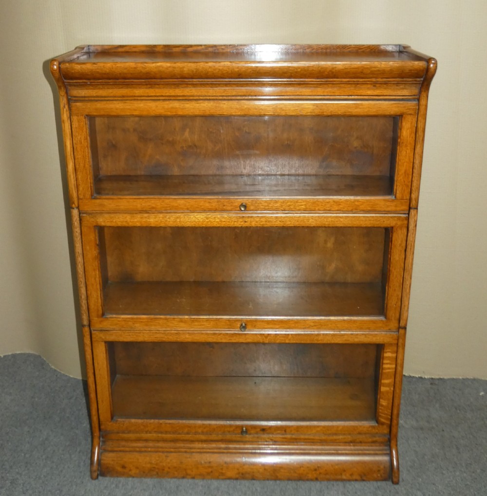 Oak stacking bookcase