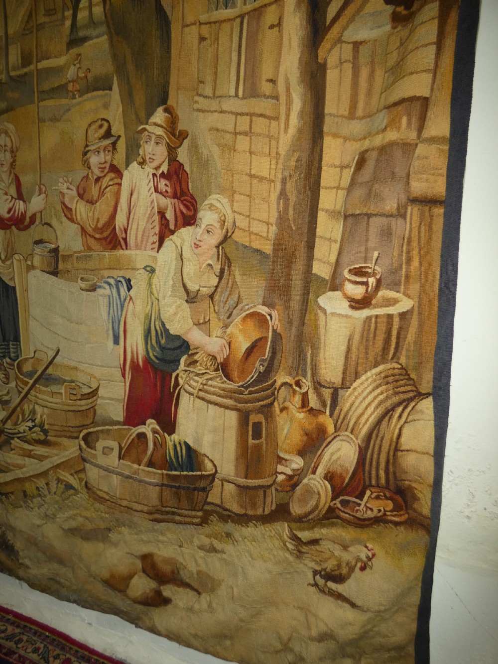 Very large Flemish tapestry View VIII