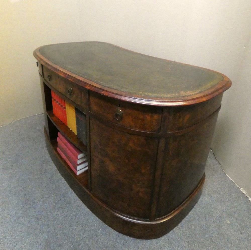 Walnut desk - in the manner of Gillows
