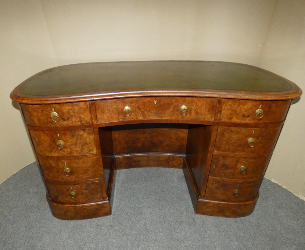 Walnut desk - in the manner of Gillows View II