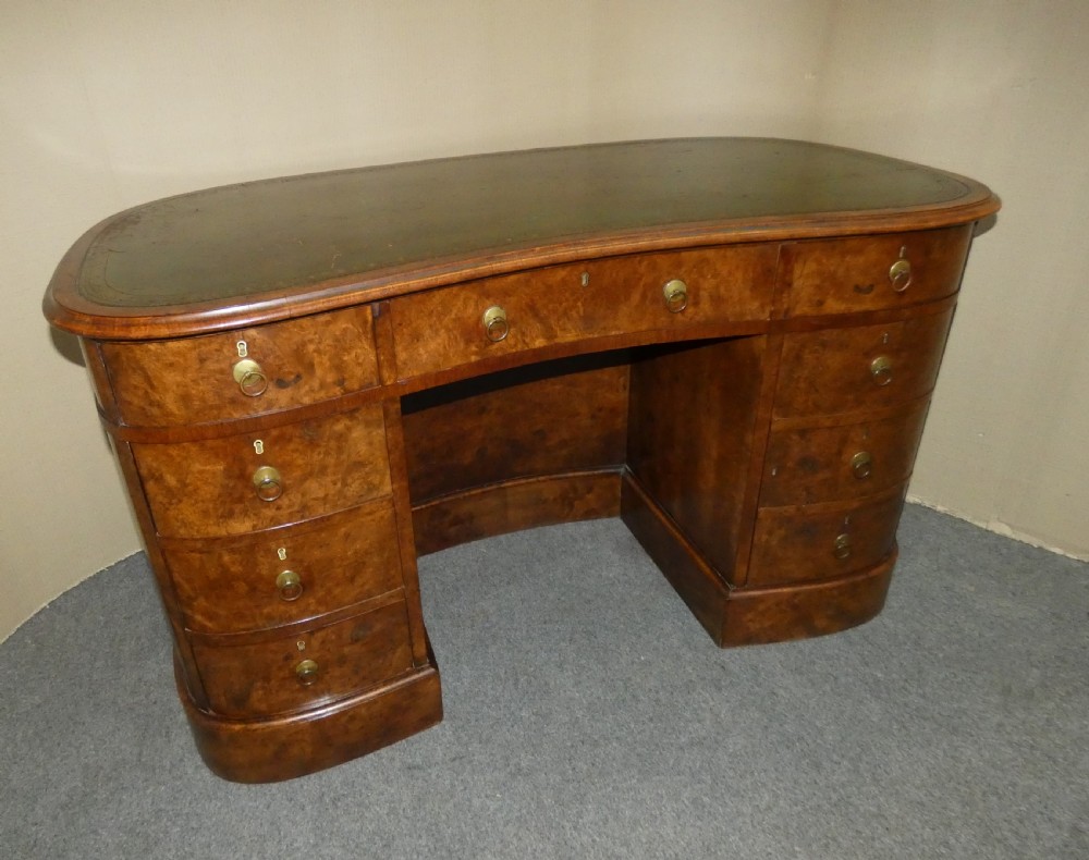 Walnut desk - in the manner of Gillows View III