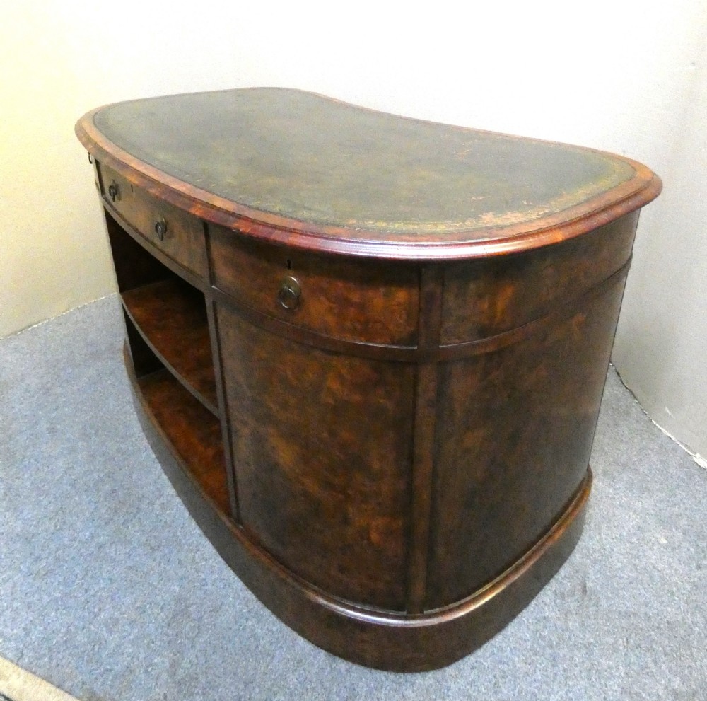 Walnut desk - in the manner of Gillows View VII